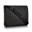 Copy Louis Vuitton Damier Infini Leather District MM N41284 Onyx JK2491Ey31