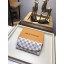 Fake Louis Vuitton Damier Azur Canvas EMILIE WALLET N61625 JK487pE71