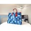 Fake Louis Vuitton Monogram Damier Onthego Bag M44992 Blue JK895Hj78