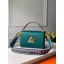 Fashion Louis Vuitton twist medium tote bag M55851 Emerald JK791Of26