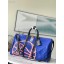 First-class Quality Louis Vuitton KEEPALL BANDOULIERE 55 M21105 blue JK5675xO55