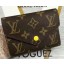 First-class Quality Louis Vuitton Monogram Canvas Victorine Wallet M62360 Yellow JK565xO55