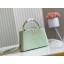 Imitation Louis Vuitton CAPUCINES BB M48865 light green JK5646SU34