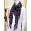 Imitation Louis Vuitton Scarf CS2368 Black JK3538SU58