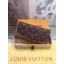 Knockoff Best Louis Vuitton Monogram Canvas Emilie Wallet M60136 Red JK547sm35