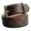 Knockoff Louis Vuitton Damier Belts 9634 Coffee JK3053yN38