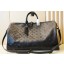 Knockoff Louis Vuitton KEEPALL BANDOULIERE M41146 black JK546Bt18