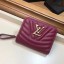 Knockoff LOUIS VUITTON NEW WAVE COMPACT WALLET M63789 fuchsia JK341Bt18