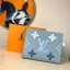 Knockoff Louis Vuitton POCHETTE VOYAGE MM M80504 Blue & Saffron JK579ch31