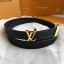 Louis Vuitton Belt LVB3980 Black JK2699Pu45