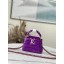 Louis Vuitton crocodile skin CAPUCINES MINI M81190 purple JK5611FA31