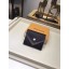 Louis Vuitton CRUISE 2017 DOUBLE V COMPACT WALLET M64419 Black JK515UW57