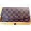Louis Vuitton Damier Ebene Canvas Emilie Wallet Rouge M60136 Brown JK650mV18