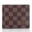 Louis Vuitton Damier Ebene Canvas Florin Wallet N61720 JK724AM45