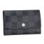 Louis Vuitton Damier Graphite 6 keys holder Wallet N62662 JK711nS91