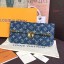 Louis Vuitton Denim Clutch bag M44472 blue JK1388EC68