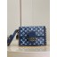 Louis Vuitton denim POCHETTE VOYAGE M59631 blue JK5903wv88