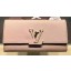 Louis Vuitton Litchi Leather LOUISE WALLET M60766 Light Pink JK635Yv36