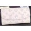 Louis Vuitton Mahina Leather IRIS Wallet M60144 OffWhite JK678Dq89