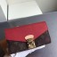 Louis Vuitton Monogram Canvas PALLAS WALLET M58414 Red JK457rd58
