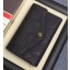 Louis Vuitton Monogram Empreinte COMPACT CURIEUSE WALLET M60568 Black JK592xa43