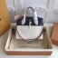 Louis Vuitton Original Leather CITY STEAMER Mini M55062 Black&White JK1108uk46