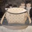 Louis Vuitton original Mahina Leather BABYLONE CHAIN BB M51767 cream JK1804ER88