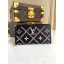 Louis Vuitton ZIPPY leather WALLET M81141 black JK38nE34