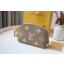 Replica High Quality Louis Vuitton POCHETTE COSMETIQUE PM M59086 Dove Gray&Cream JK162Jh90