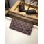 Replica Louis Vuitton Damier Ebene Canvas EMILIE WALLET N63544 Red JK486rH96