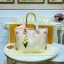 Replica Louis Vuitton NEVERFULL MM M45680 Pink & Yellow JK558BB13