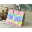 Replica Louis Vuitton ONTHEGO MM M45118 Pink&Blue JK226DY71