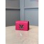 Replica Louis vuitton original TWIST MULTICARTES card holder M68681 rose JK218it96