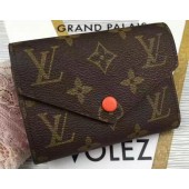 AAAAA Imitation Louis Vuitton Monogram Canvas Victorine Wallet M62360 Orange JK568Sy67