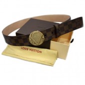 AAAAA Louis Vuitton Belts 6977 Damier Coffee JK3068Qa67