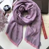 Designer Replica Louis Vuitton MONOGRAM DENIM Scarf M33695 Light Pink JK3718CF36