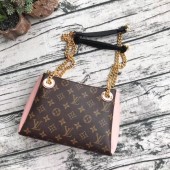 Designer Replica Louis vuitton original monogram canvas SURENE BB M43775 pink JK1733CF36