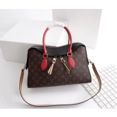 Fake 1:1 Louis Vuitton Monogram Canvas TUILERIES TOTE Bag M41455 Black JK2064YK70