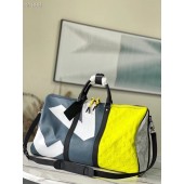 Fake Louis Vuitton KEEPALL 50B M59922 Yellow JK5800Hj78