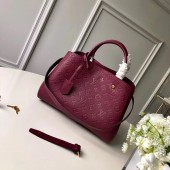Fake Louis vuitton original MONTAIGNE MM M44311 fuchsia JK1491kw88