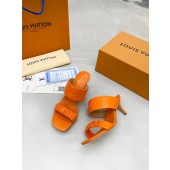 Fake Louis Vuitton slipper 91111-1 Heel 6.5CM JK1771ny77