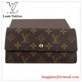 Fashion Louis Vuitton Monogram Canvas Porte International M58127 JK741OM51