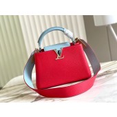 First-class Quality Louis Vuitton CAPUCINES BB M48865 red&sky blue JK40xO55