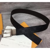 First-class Quality Louis Vuitton Original Calf Leather Belt 2569 black JK2720fm32