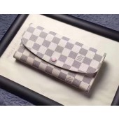 High Imitation Louis Vuitton Damier Azur Canvas EMILIE WALLET N41625 JK578bg96