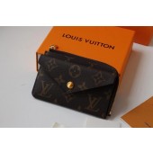 High Imitation Louis vuitton Monogram Canvas original CARD HOLDER M60167 rose JK213bg96