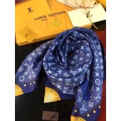 High Quality Louis Vuitton Silk Scarf M76788 Blue Scarf JK3478BH97