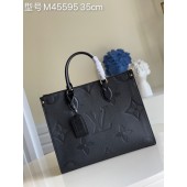 High Quality Replica Louis Vuitton ONTHEGO MM M45595 Black JK295aR54