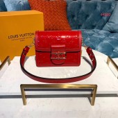 Imitation AAA Louis vuitton original MINI DAUPHINE M44580 red JK1214kf15