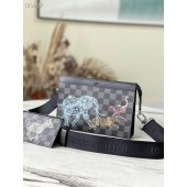 Imitation High Quality Louis Vuitton SIRIUS MESSENGER N64608 black JK5909Bo39